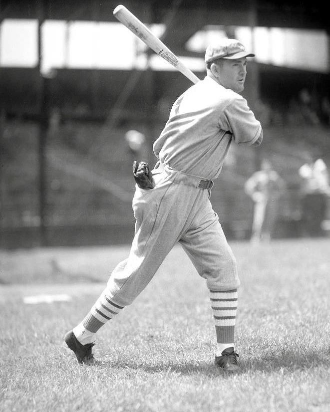 Rogers Hornsby Keychain St Louis Cardinals Picture Baseball Mlb Swinging