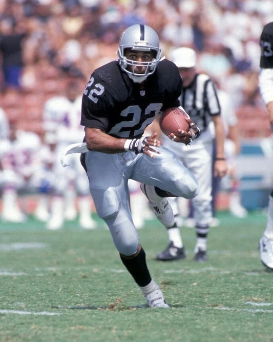 Roger Craig Photo Oakland La Los Angeles Raiders Nfl Football With Ball