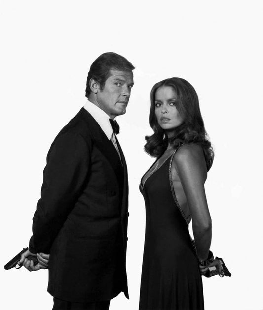 Roger Moore Barbara Bach The Spy Who Loved Me Retro Picture Magnet