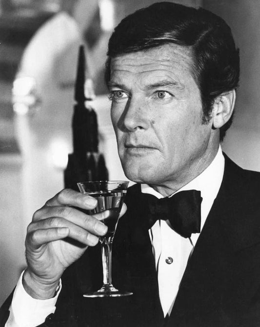 Roger Moore Keychain Picture Movies Actor James Bond 007