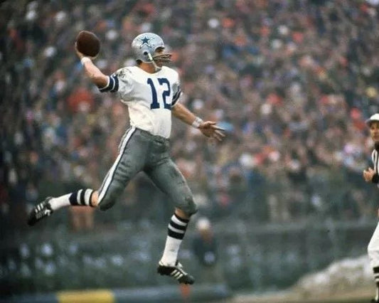 Roger Staubach Photo Dallas Cowboys Picture Nfl Football Action