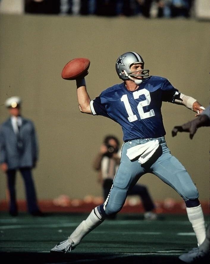 Roger Staubach Keychain Dallas Cowboys Picture Nfl Football Qb