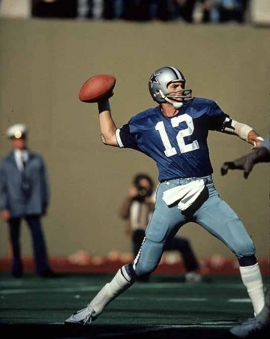 Roger Staubach Photo Dallas Cowboys Picture Nfl Football Qb
