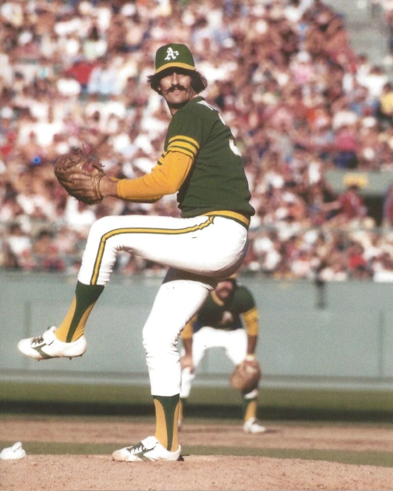 Rollie Fingers Keychain Oakland Athletics A'S Mlb Baseball Picture Hof 'Er