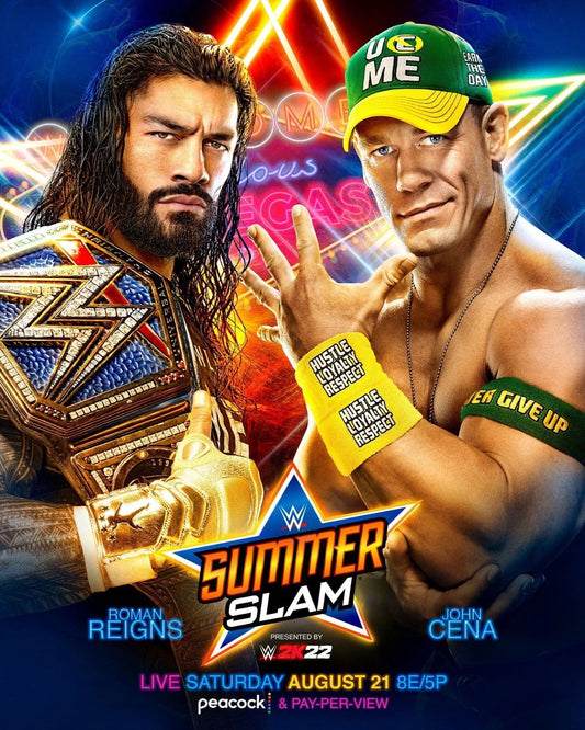 Roman Reigns & John Cena Photo Wrestling Picture Wwe
