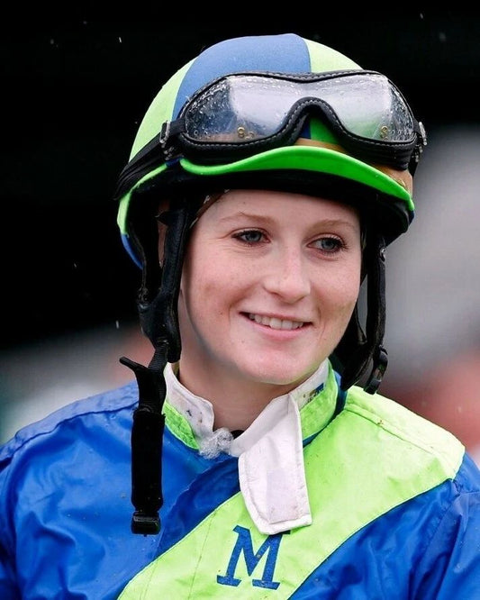 Rosie Napravnik Keychain Horse Racing Picture Jockey Smiling