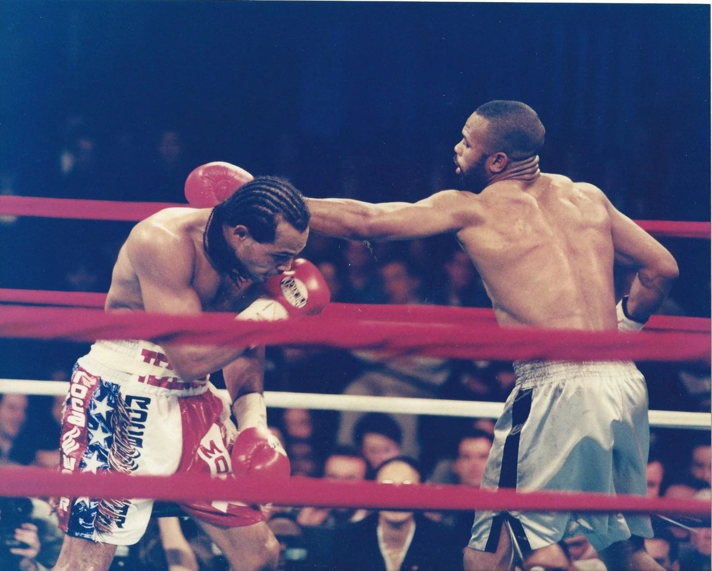 Roy Jones Jr Keychain Boxing Picture Throwing A Left