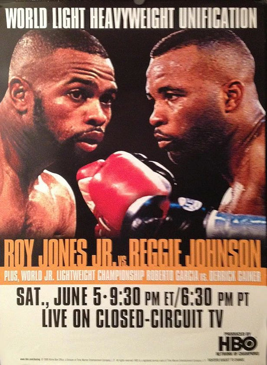Roy Jones Jr Vs Reggie Johnson Magnet Boxing Picture