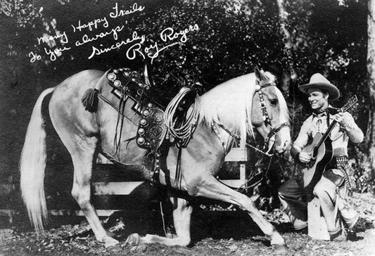 Roy Rogers Facsimile Autograph Picture Magnet Magnet Print