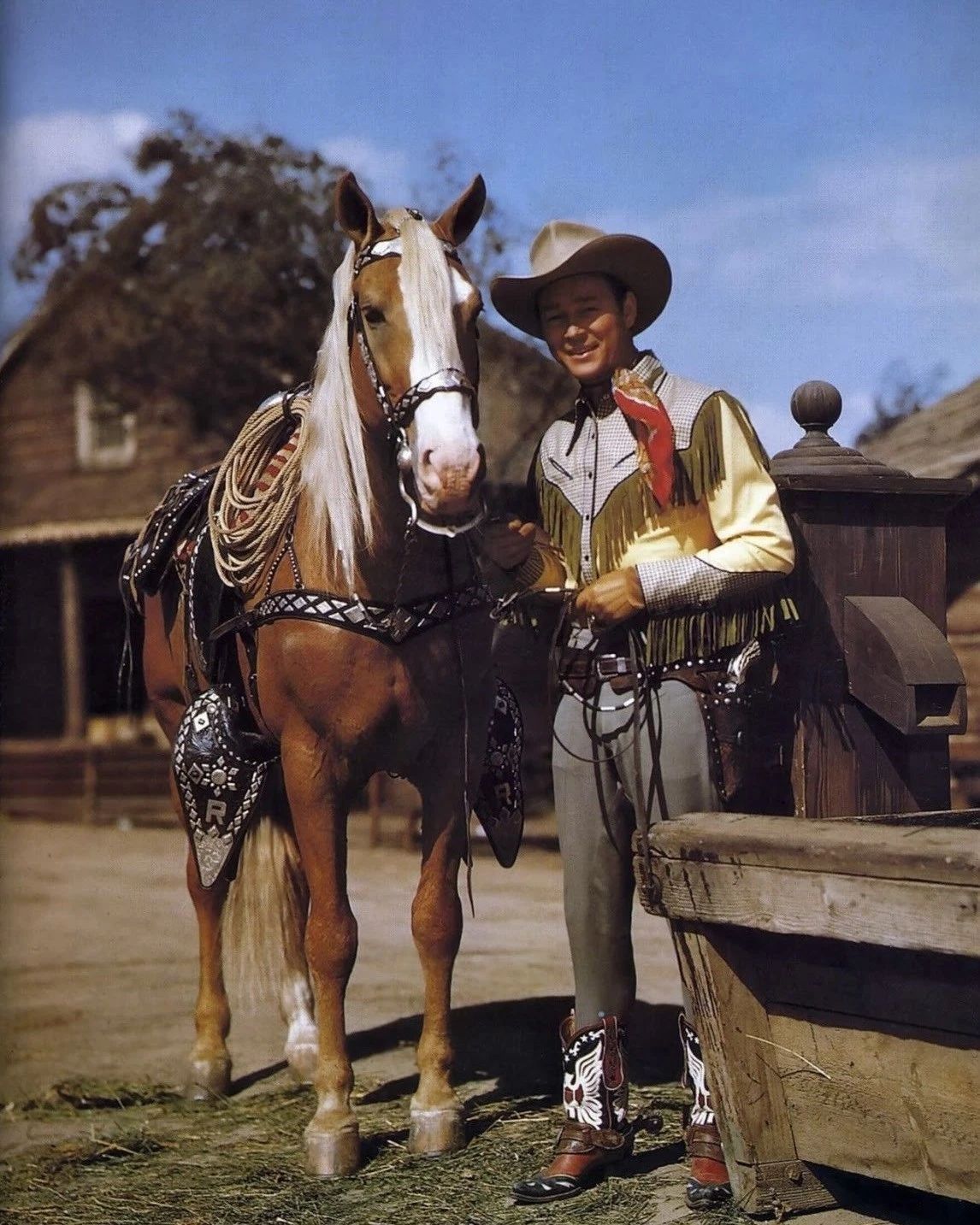 Roy Rogers & Trigger Photo Tv Picture Cowboy Western