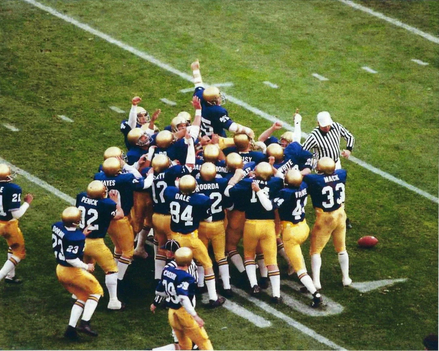Rudy Ruettiger Photo Notre Dame Fighting Irish Picture Ncaa Football Celeb