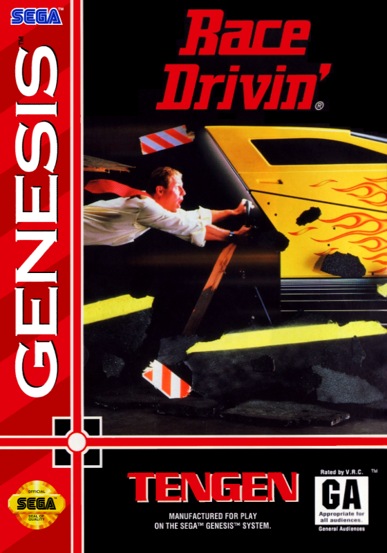 Race Drivin (Usa) Genesis Keychain