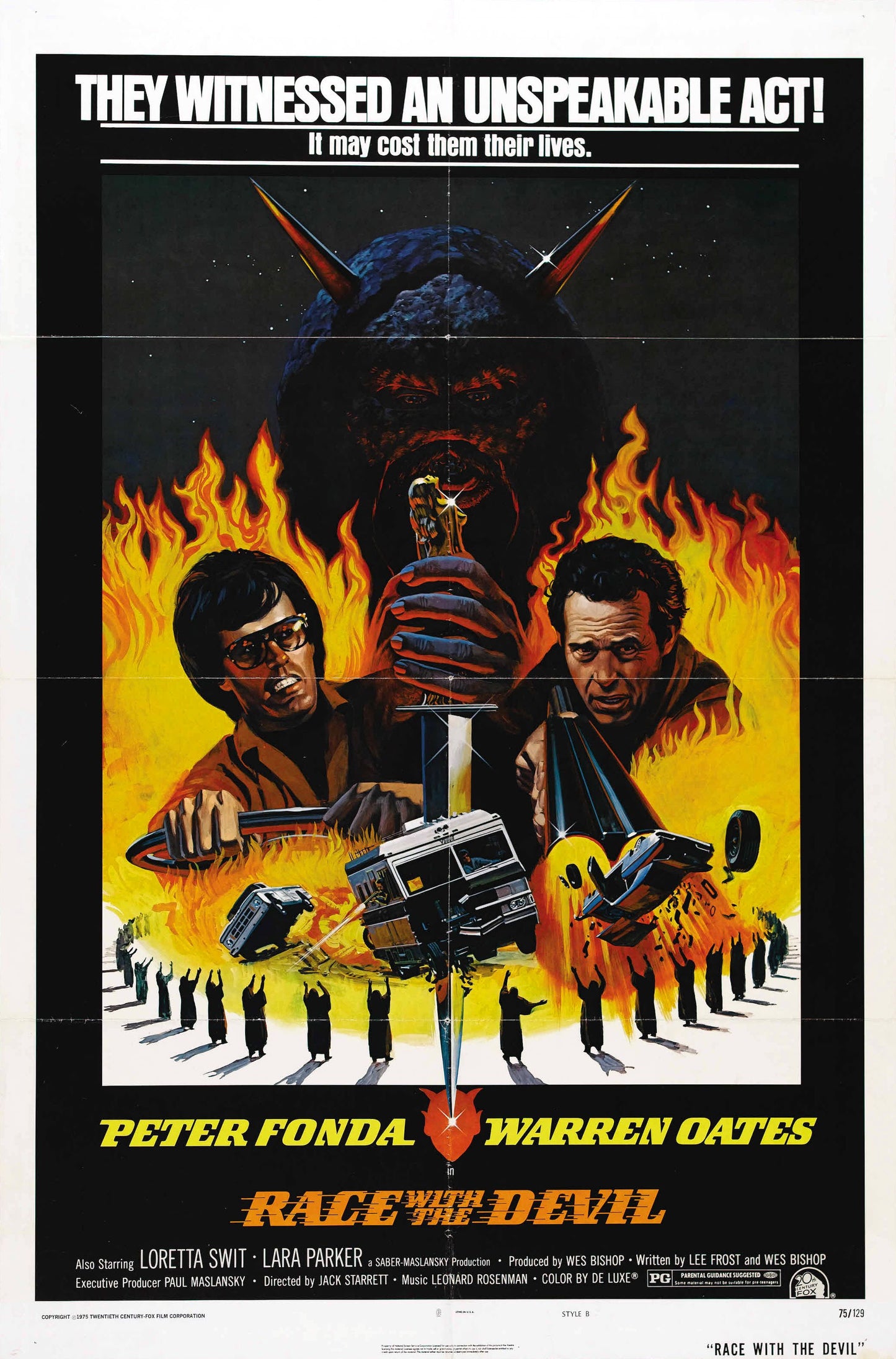 Race With Devil 02 Movie Magnet