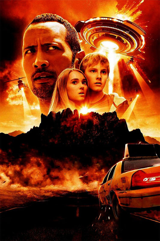 Race To Witch Mountain Johnson Robb Gugino Room Wall Decor Jigsaw Puzzle