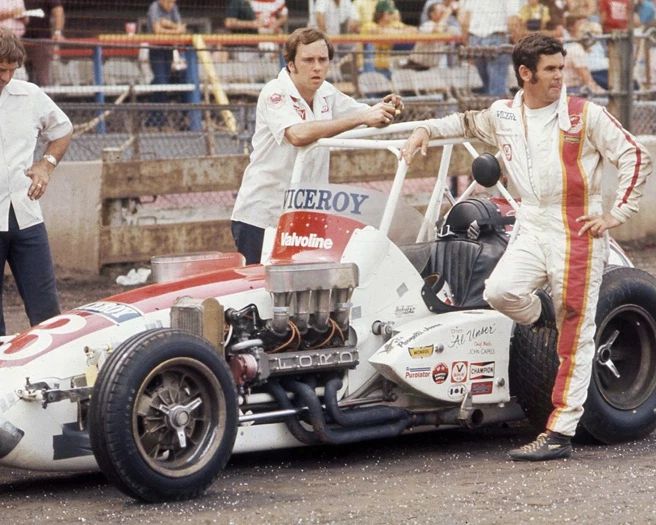 Racecar Driver Al Unser Glossy Photo Usac Champ Car Print Poster