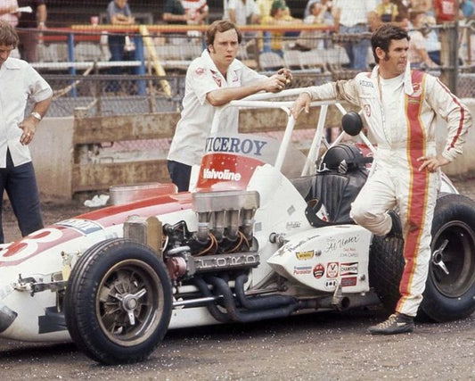 Racecar Driver Al Unser Glossy Photo Usac Champ Car Print Poster