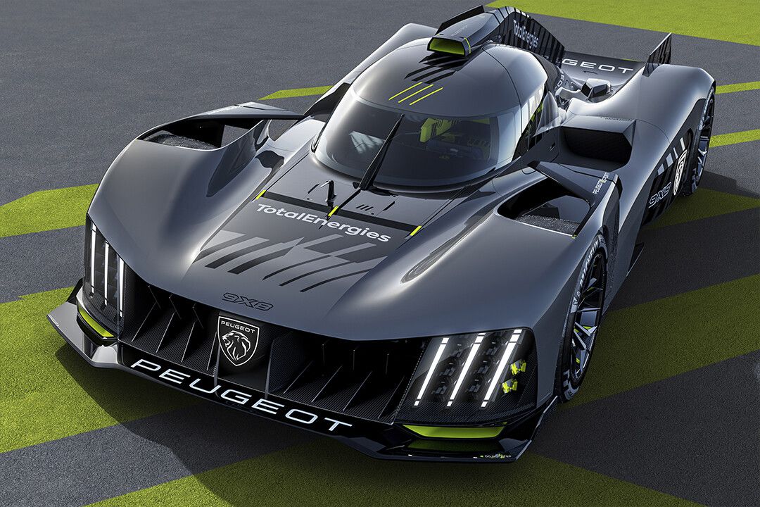 Racing Sport Car Peugeot 9X8 Side View Art Home Decor Jigsaw Puzzle