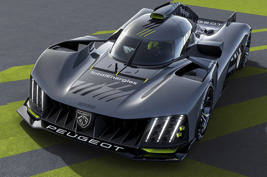 Racing Sport Car Peugeot 9X8 Side View Art Home Decor Jigsaw Puzzle