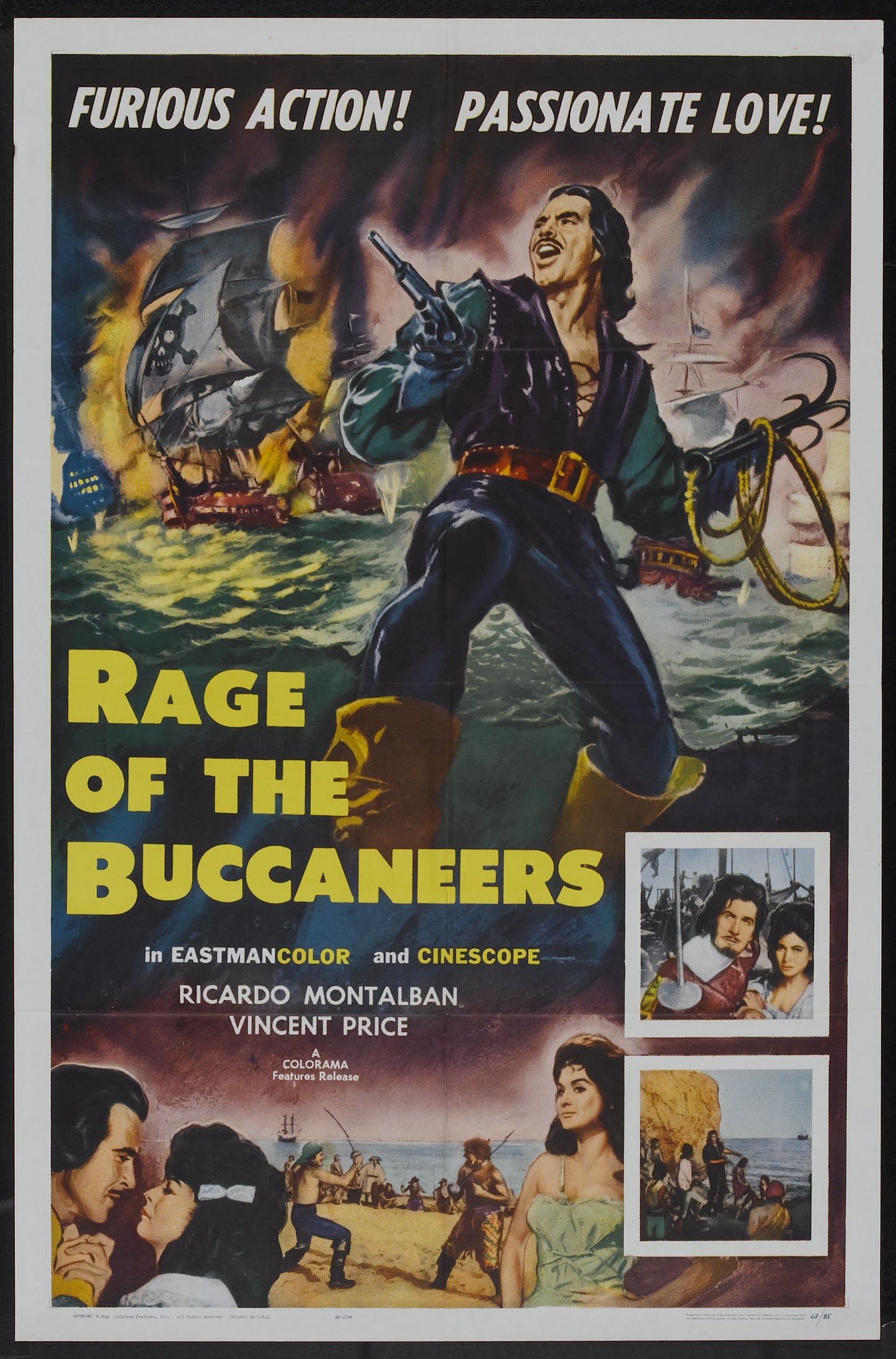 Rage Of Buccaneers 01 Movie Magnet