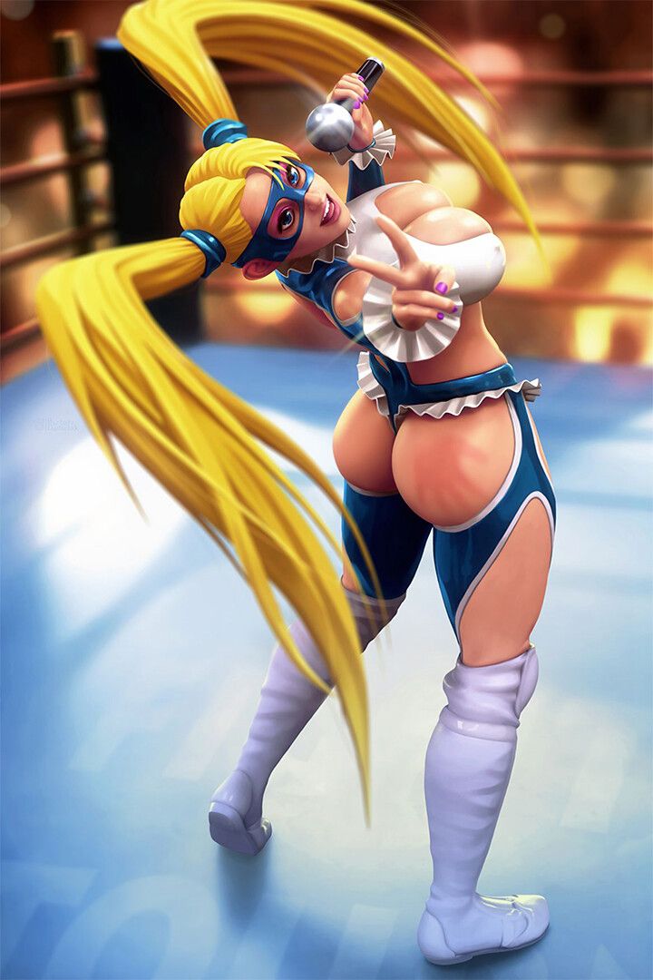 Rainbow Mika Street Fighter Cartoon Decor Wall Art Jigsaw Puzzle