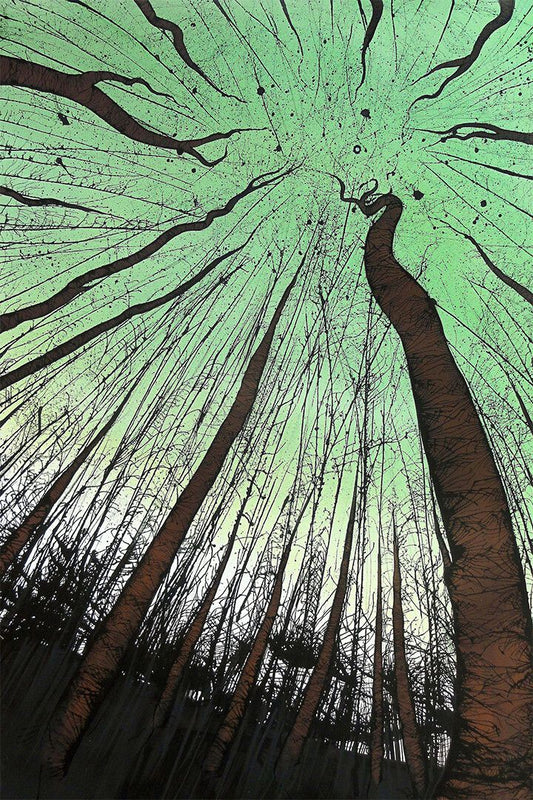 Rainforest Amazon Trees Upwards Sky View Art Home Decor Jigsaw Puzzle