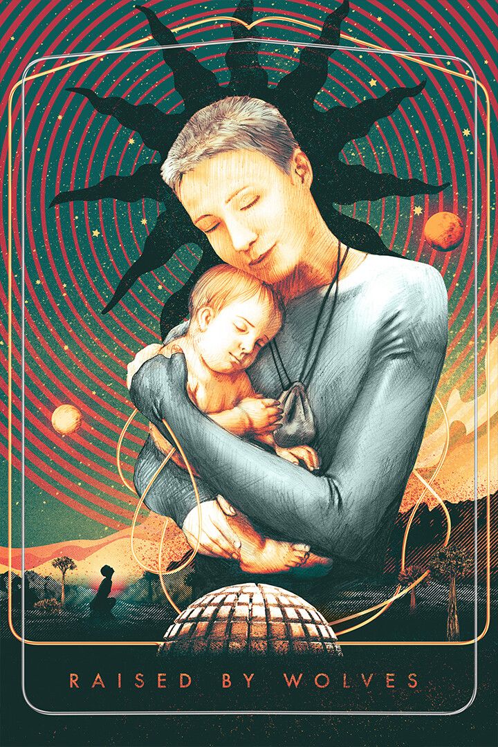 Raised By Wolves Science Fiction Tv Series Jigsaw Puzzle