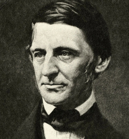 Ralph Waldo Emerson Portrait Poster Drawing Reprint American Philosopher Writer