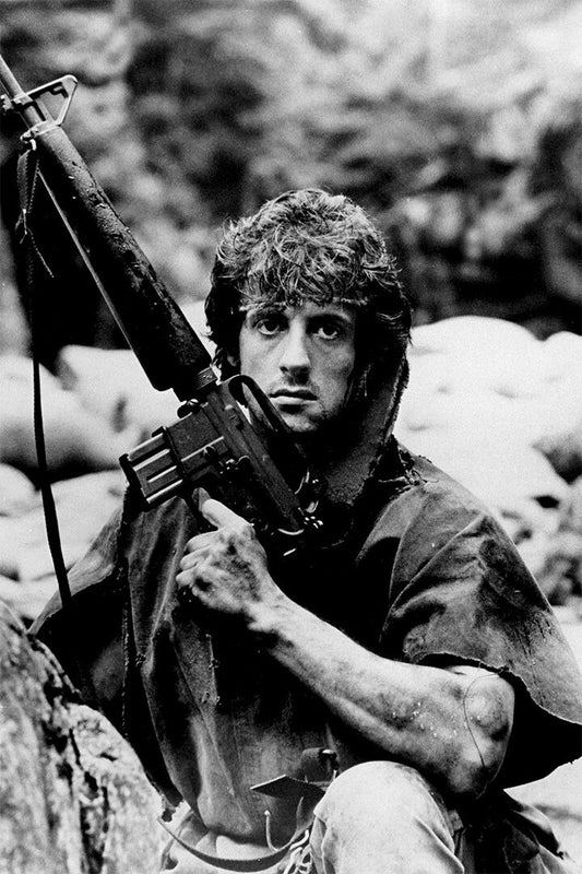 Rambo Soldier Action Movie Painting Jigsaw Puzzle