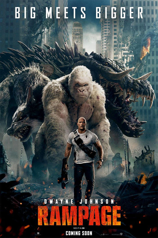 Rampage 2018 Science Fiction Movie Art Home Jigsaw Puzzle