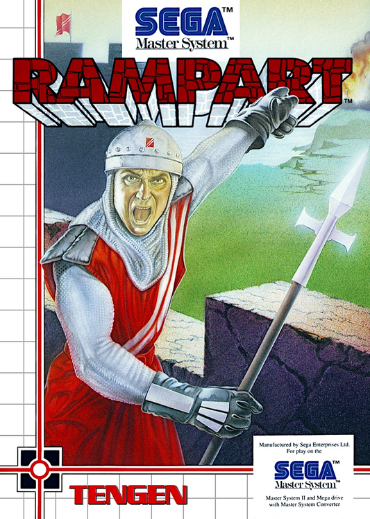 Rampart Sega Master System Print Poster
