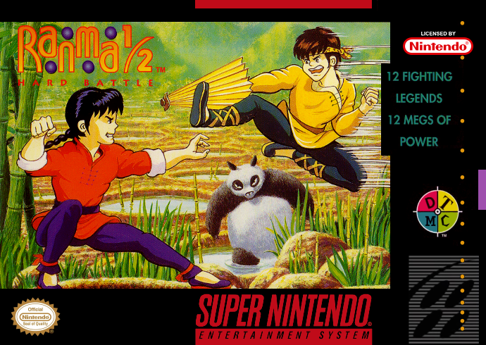 Ranma 1 2 Hard Battle (Usa) Snes Print Poster