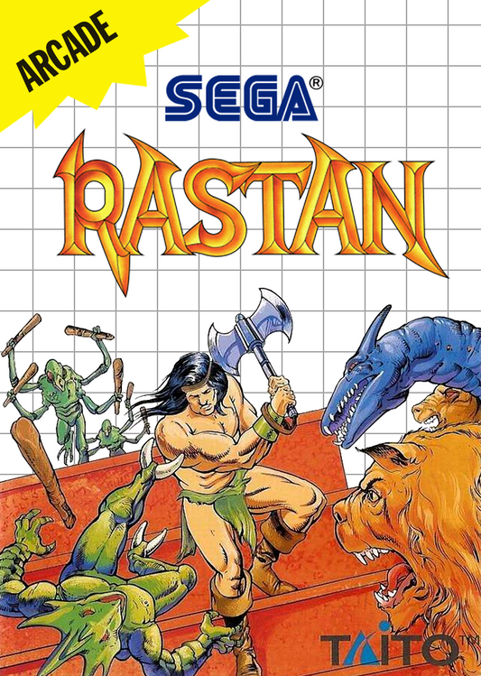 Rastan Sega Master System Print Poster