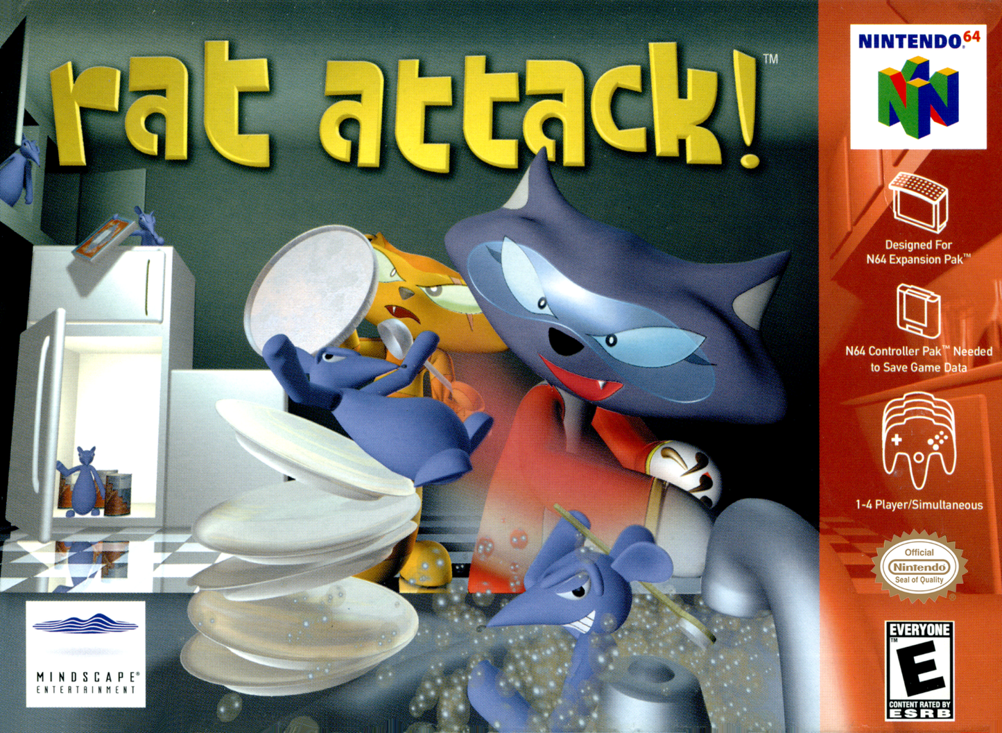 Rat Attack! N64 Print Poster