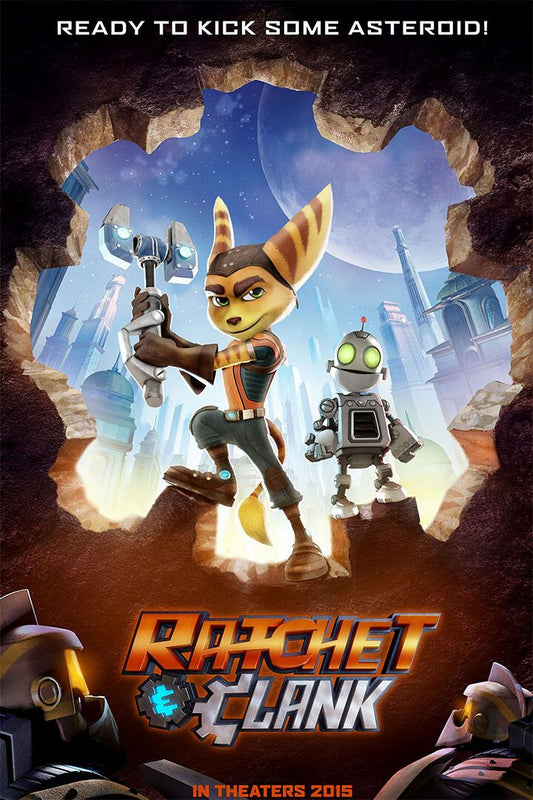 Ratchet And Clank Ready To Kick Some Asteroid Movie Home Jigsaw Puzzle