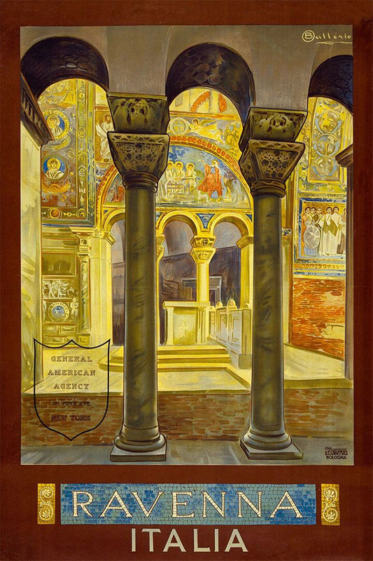 Ravenna Italy 1920S Classic Italian Vintage Style Travel Jigsaw Puzzle
