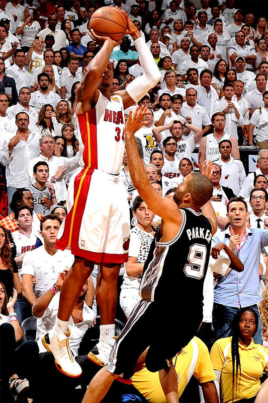 Ray Allen Finals Game Winning Shot Basketball Jigsaw Puzzle