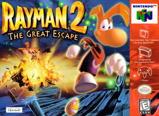 Rayman 2 The Great Escape N64 Print Poster