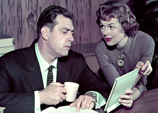 Raymond Burr Barbara Hale Perry Mason Colorized Magnet Picture Magnet Print
