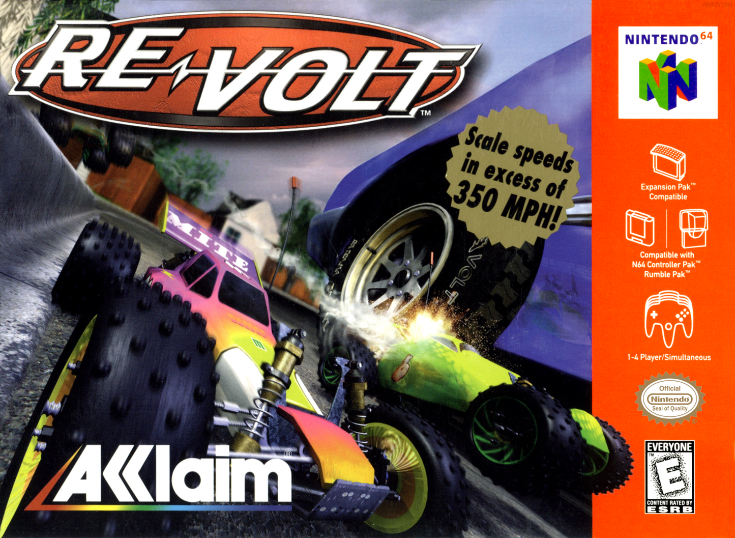 Re Volt N64 Print Poster