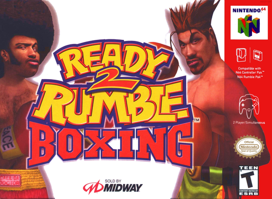 Ready 2 Rumble Boxing N64 Print Poster