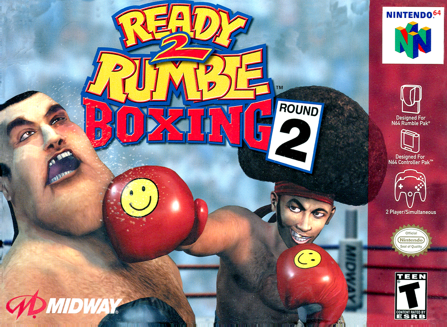 Ready 2 Rumble Boxing Round 2 N64 Print Poster