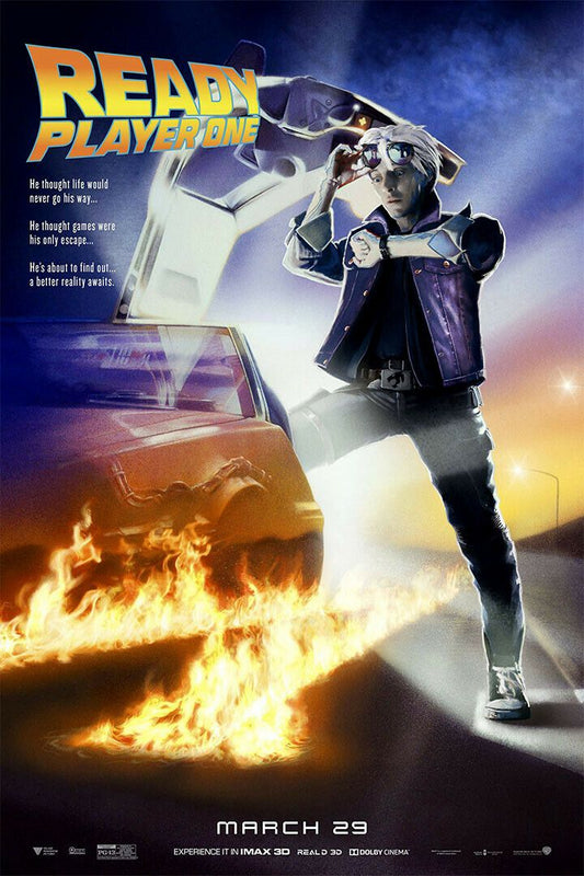 Ready Player One 2018 Back To The Future Movie Action Jigsaw Puzzle