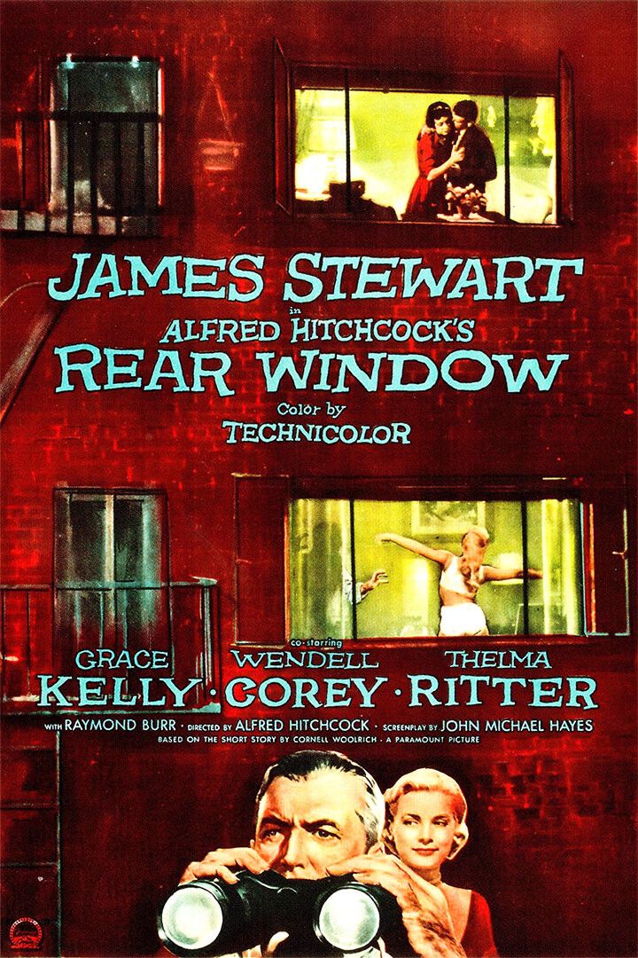 Rear Window Movie Mystery Thriller Action Jigsaw Puzzle