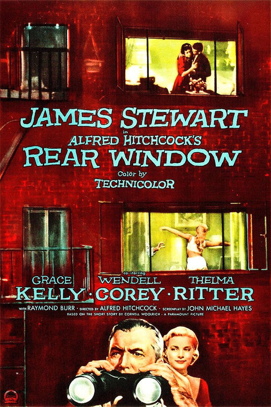 Rear Window Movie Mystery Thriller Action Jigsaw Puzzle
