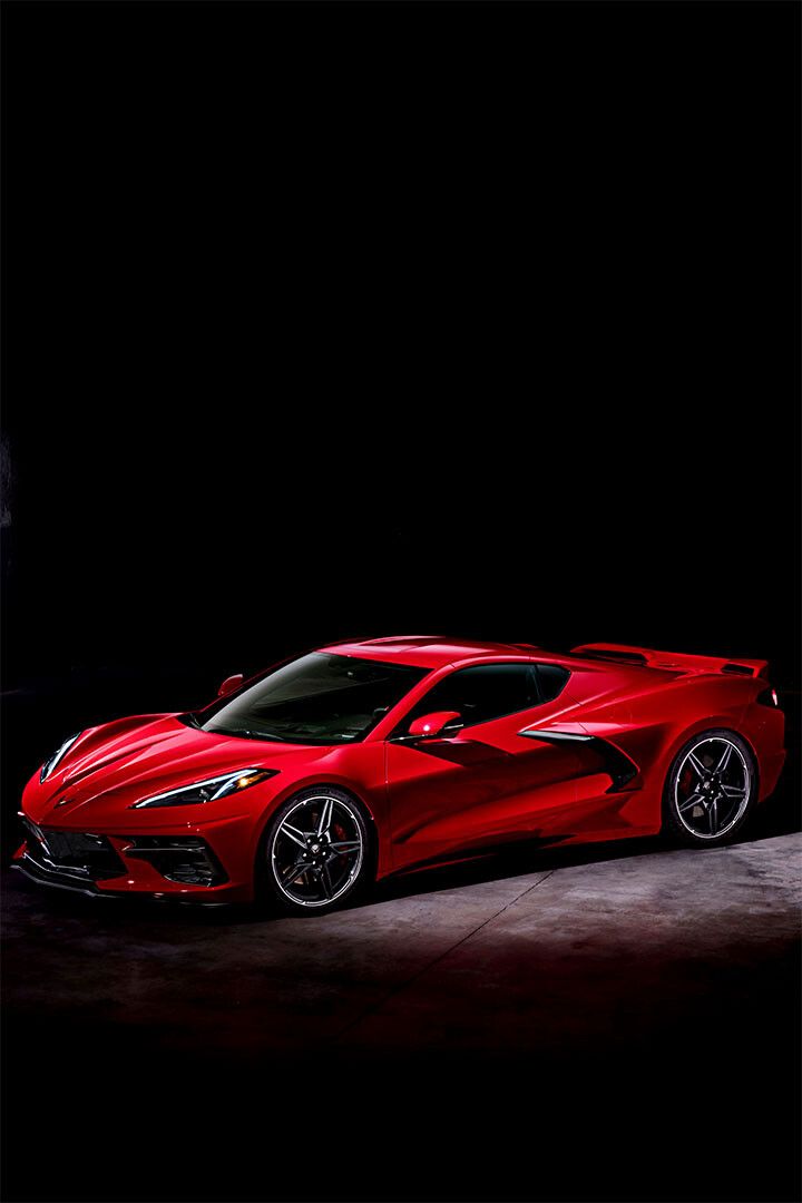 Red Corvette Stingray Classic Car 2013 Art Home Decor Jigsaw Puzzle