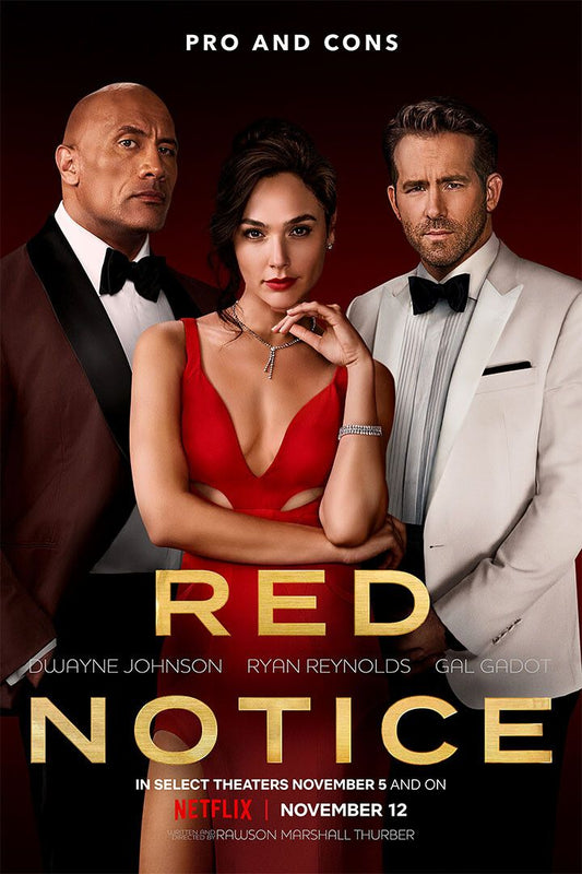 Red Notice Movie Action Adventure Thriller Print Jigsaw Puzzle
