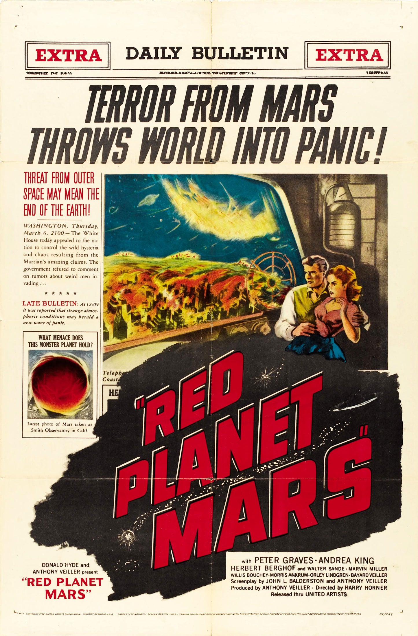 Red Planet Mars 01 Movie Magnet