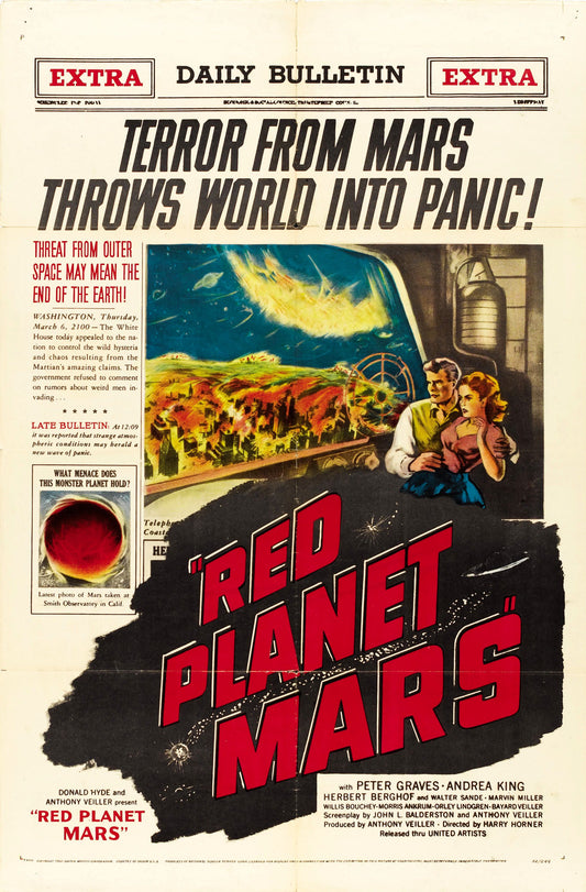 Red Planet Mars 01 Movie Magnet