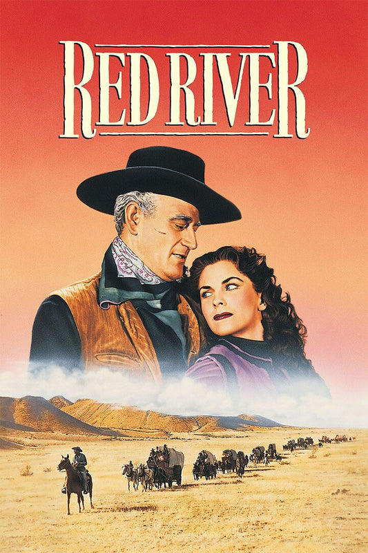 Red River 1948 Movie Drama Western Painting Jigsaw Puzzle