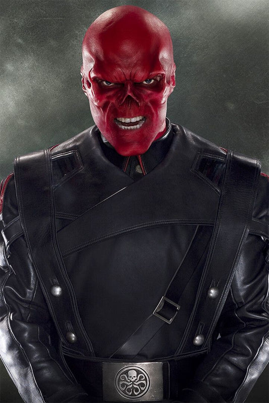 Red Skull Comics Character Scientific Genius Art Print Decor Jigsaw Puzzle